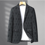 Kentmere Men's Oversized Houndstooth Wool Blend Jacket