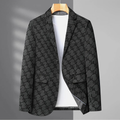 Kentmere Men's Oversized Houndstooth Wool Blend Jacket